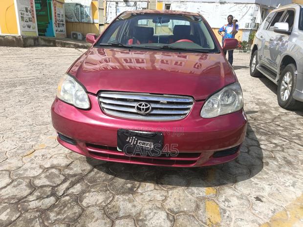 Toyota Corolla 2003 Red