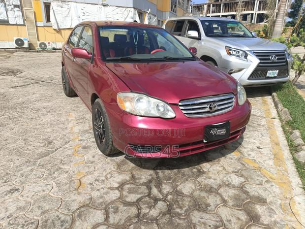 Toyota Corolla 2003 Red