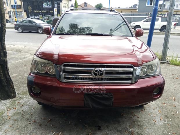 Toyota Highlander 4x4 2005 Red