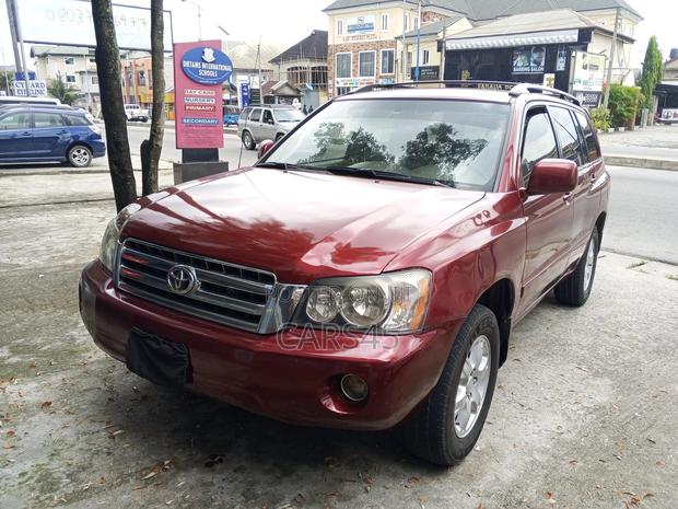 Toyota Highlander 4x4 2005 Red