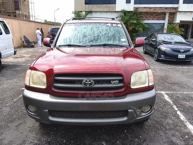 Toyota Sequoia Limited 4dr SUV (4.7L 8cyl 4A) 2004 Red