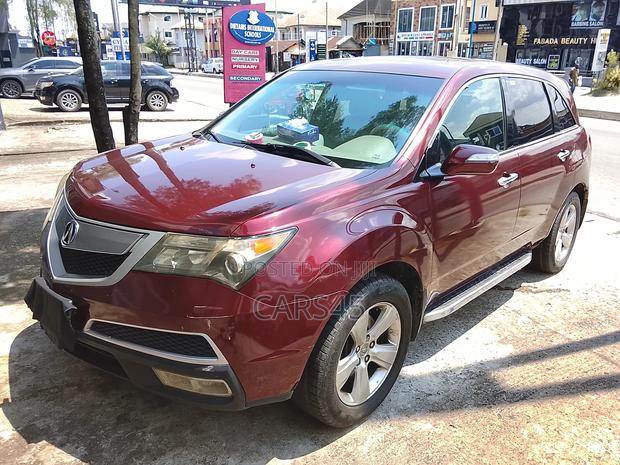 Acura MDX Advance Package SUV AWD (3.7L 6cyl 6A) 2010 Red