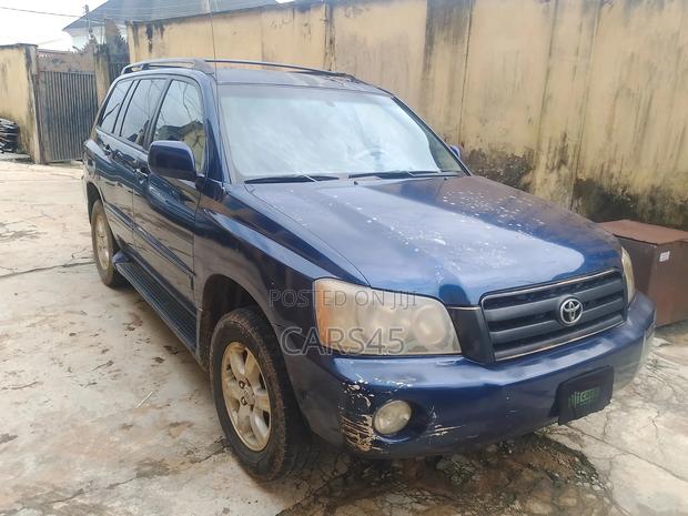 Toyota Highlander 2003 Blue