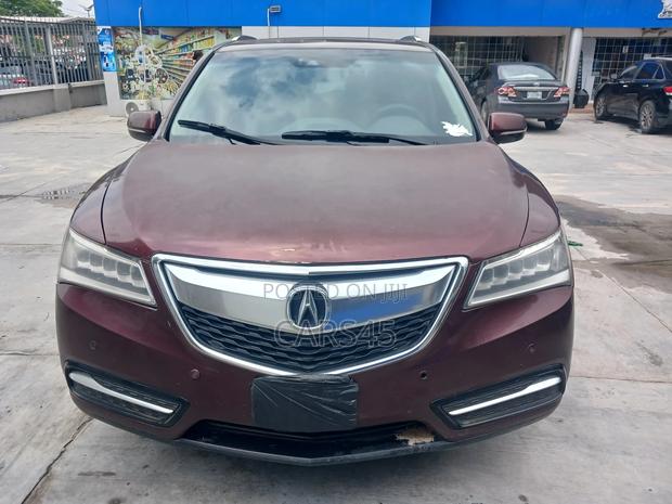 Acura MDX SH 4dr SUV AWD (3.5L 6cyl 9A) 2016 Red