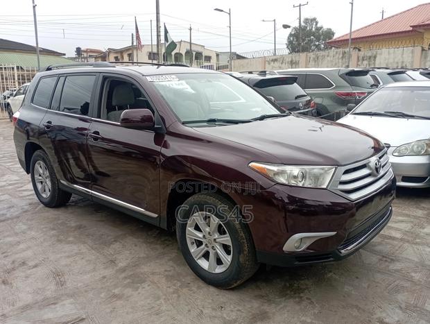 Toyota Highlander 2013 Burgandy