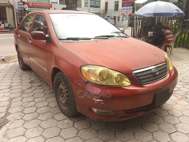 Toyota Corolla 1.8 Sedan Automatic 2002 Red