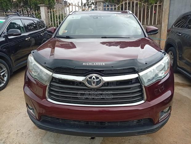 Toyota Highlander 2016 Burgandy