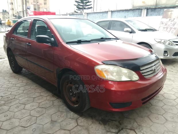 Toyota Corolla 2003 Red