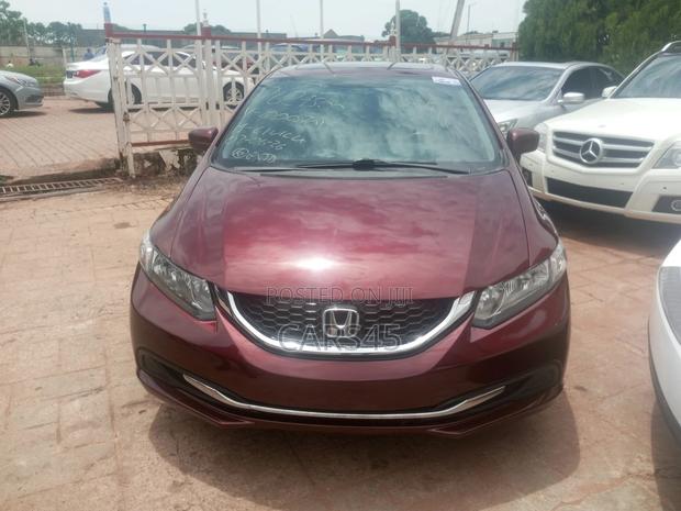 Honda Civic HF 4dr Sedan (1.8L 4cyl CVT) 2014 Red