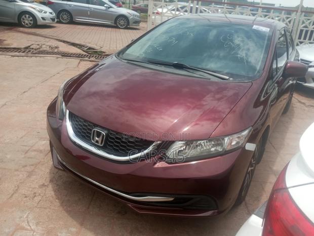 Honda Civic HF 4dr Sedan (1.8L 4cyl CVT) 2014 Red