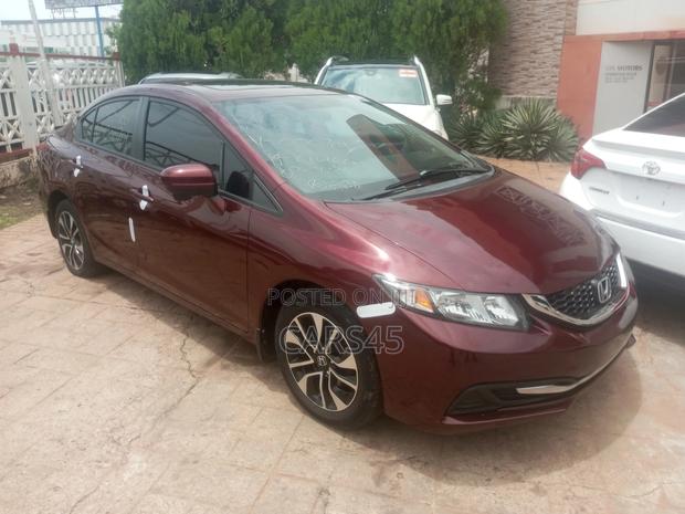 Honda Civic HF 4dr Sedan (1.8L 4cyl CVT) 2014 Red