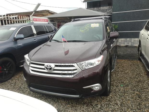 Toyota Highlander 2012 Burgandy