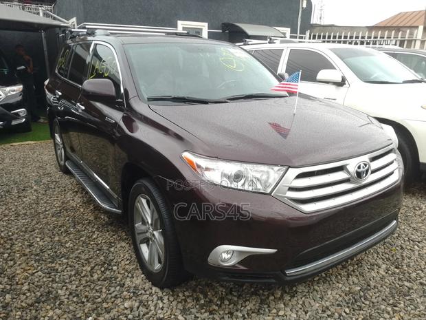 Toyota Highlander 2012 Burgandy