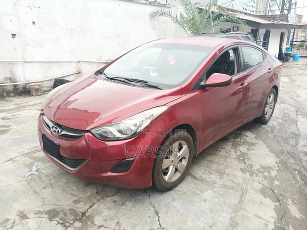 Hyundai Elantra 2013 Red