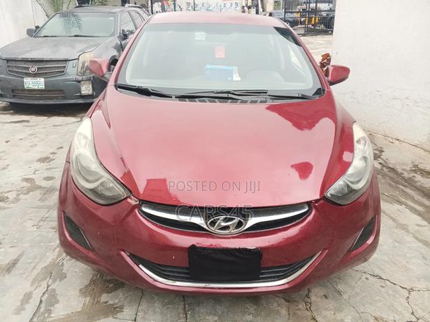 Hyundai Elantra 2013 Red