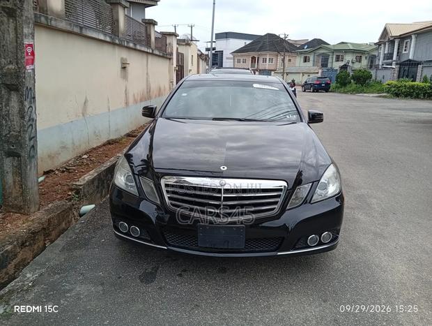 Mercedes-Benz E350 2010 Black