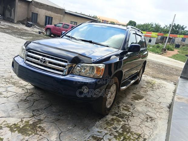 Toyota Highlander 2007 Blue