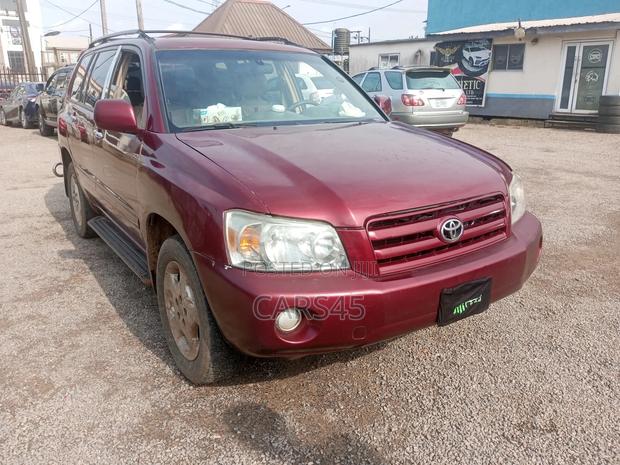 Toyota Highlander 2004 Red