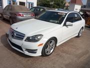 Mercedes-Benz C300 Luxury 4Matic Sedan AWD (3.5L 6cyl 7A) 2014 White for sale